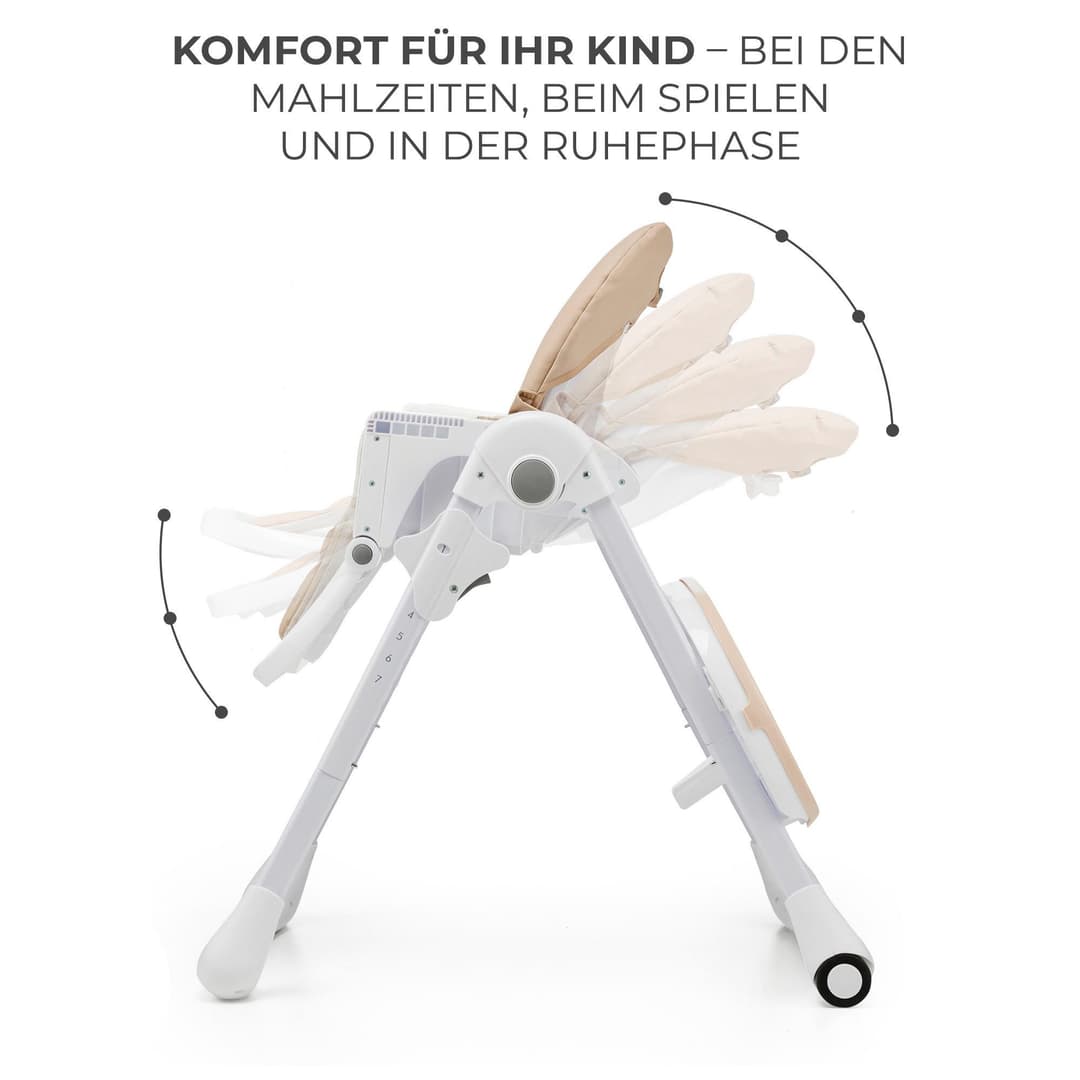 Kinderkraft TUMMIE Hochstuhl | Beige