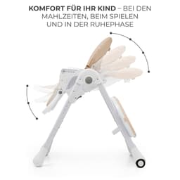 Kinderkraft TUMMIE Hochstuhl | Beige