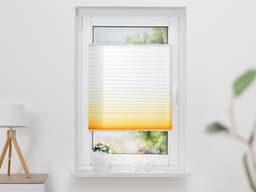 K-HOME Plissee Farbverlauf Sunrise | Gelb