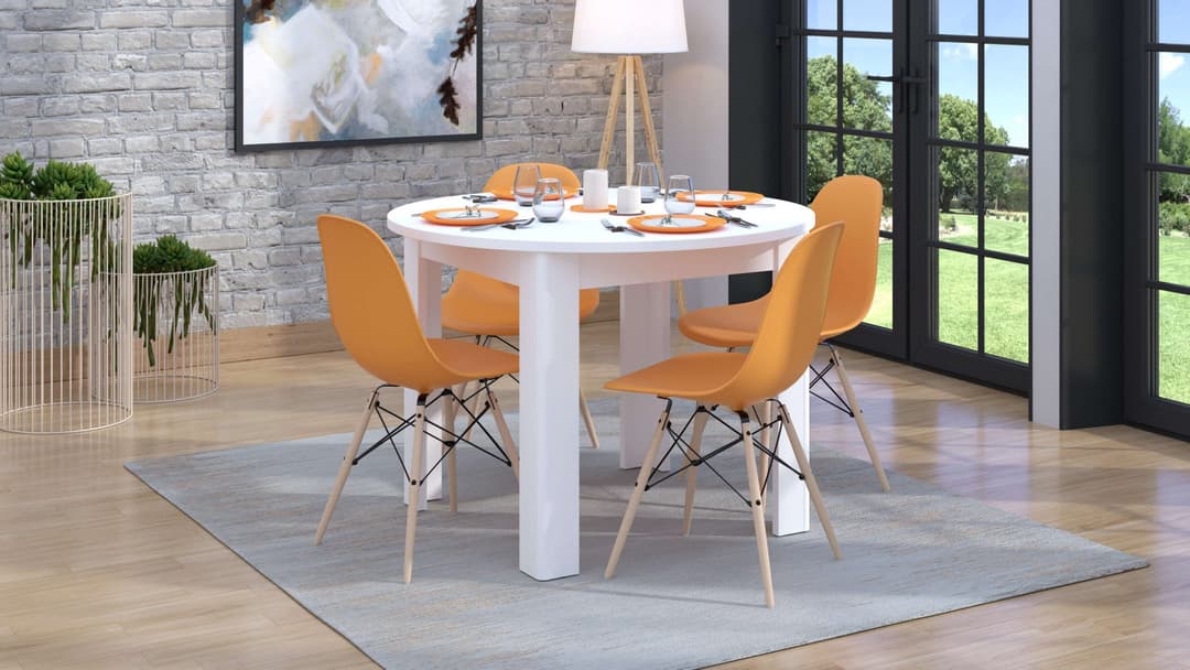 Home affaire Esstisch Ancona | Weiß