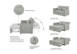 OTTO home Schlafsofa STEFFO | Grau