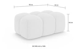 OTTO home Polsterhocker KALLIE | Beige