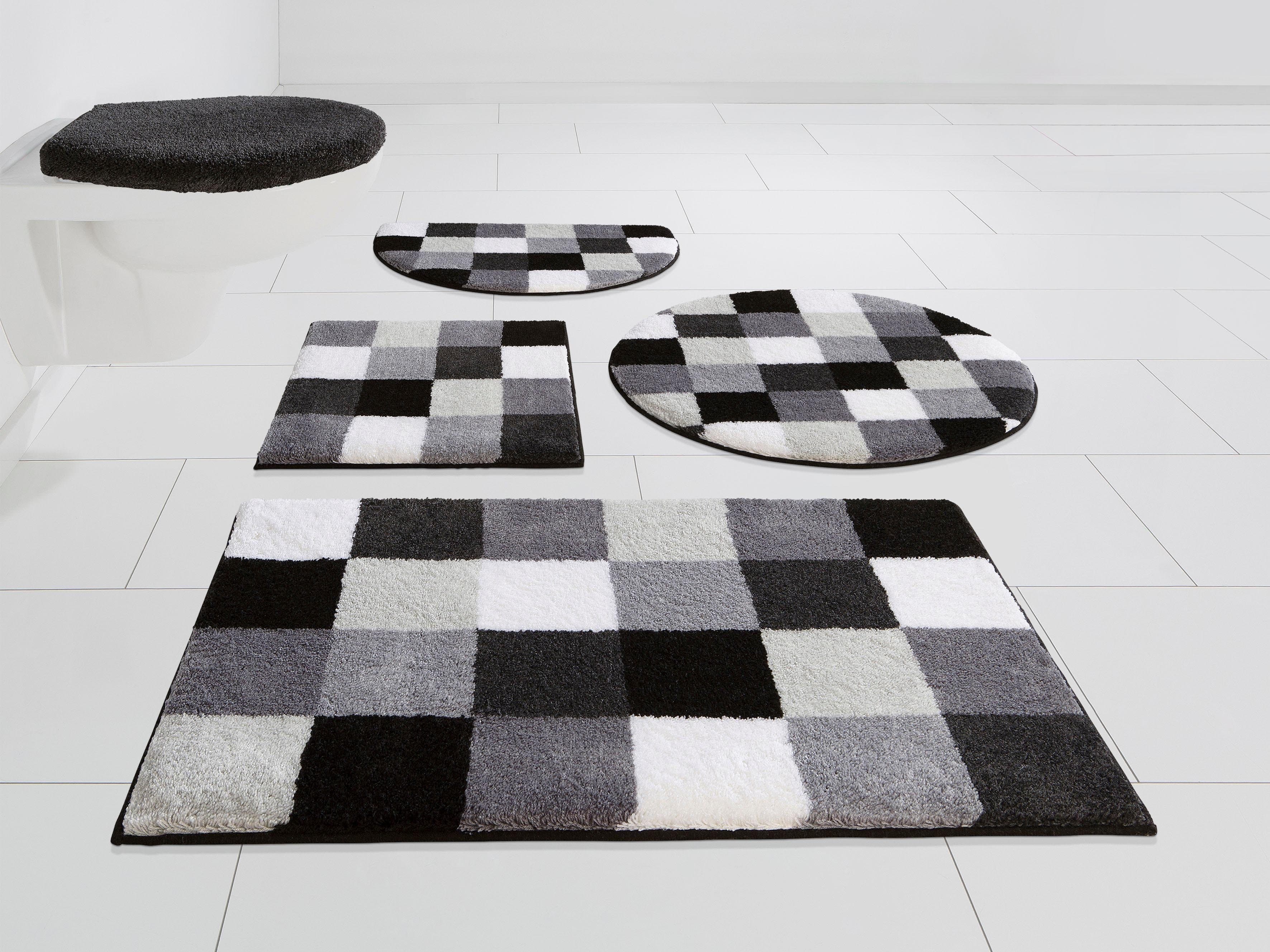 Grund Badematte Mosaik | Grau