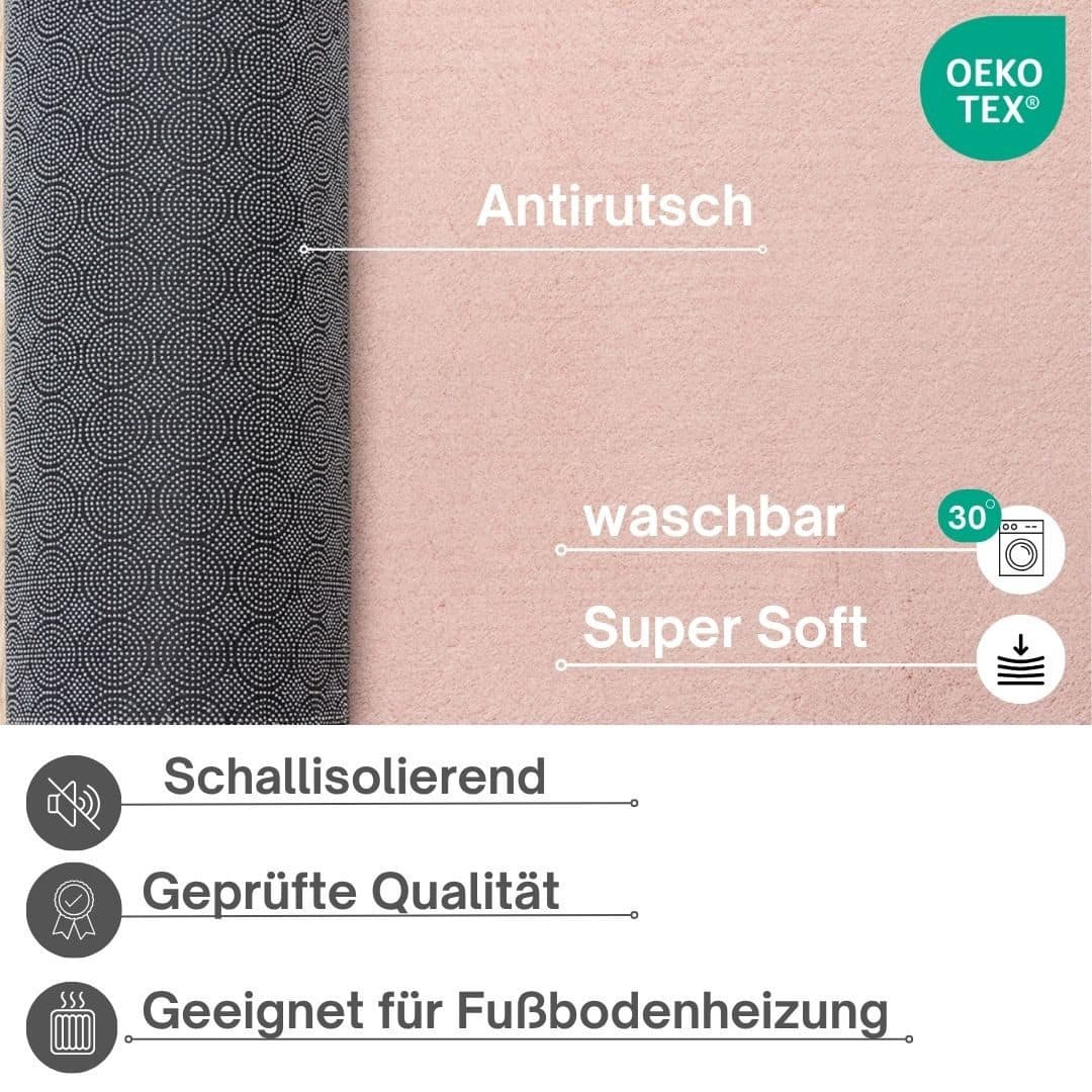 OTTO home Teppich Arabell | Rosa
