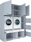 Laundreezy Mehrzweckschrank-Set | Weiß 2