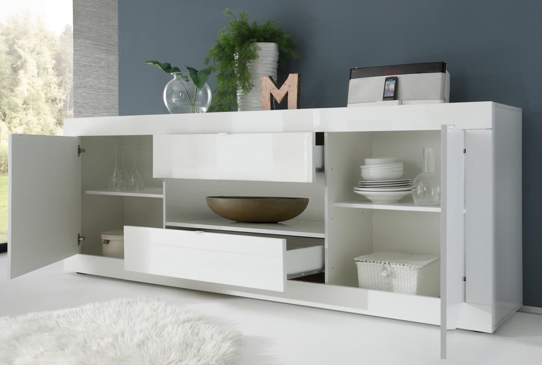 Home affaire Sideboard Basic | Weiß