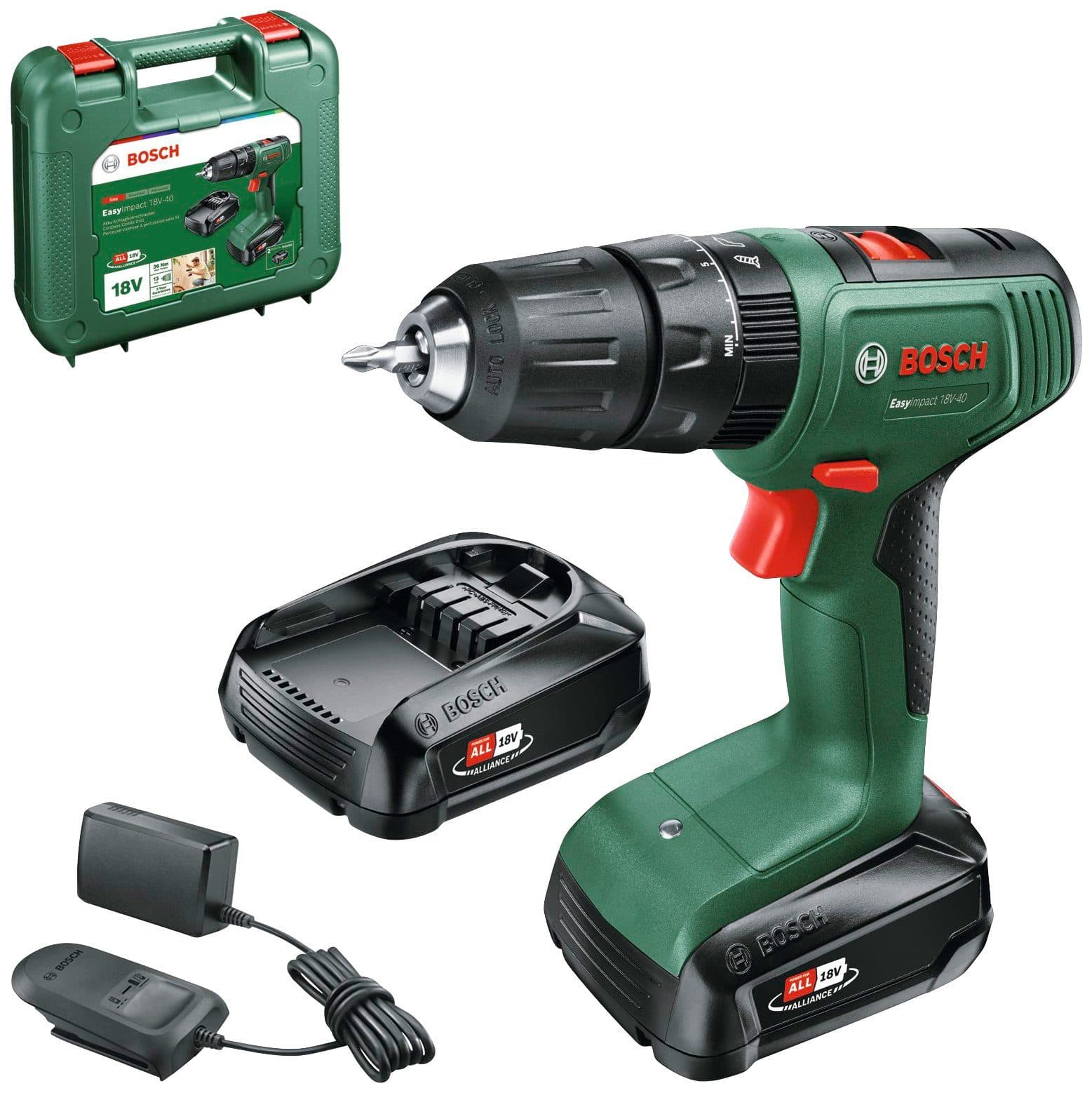 Bosch Home & Garden EasyImpact 18V-40 | Grün