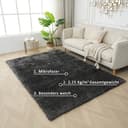 OTTO home Hochflor-Teppich Micro Shaggy | Grau 4