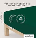Schlafgut Spannbettlaken PURE | Grün