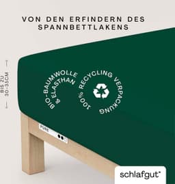 Schlafgut Spannbettlaken PURE | Grün