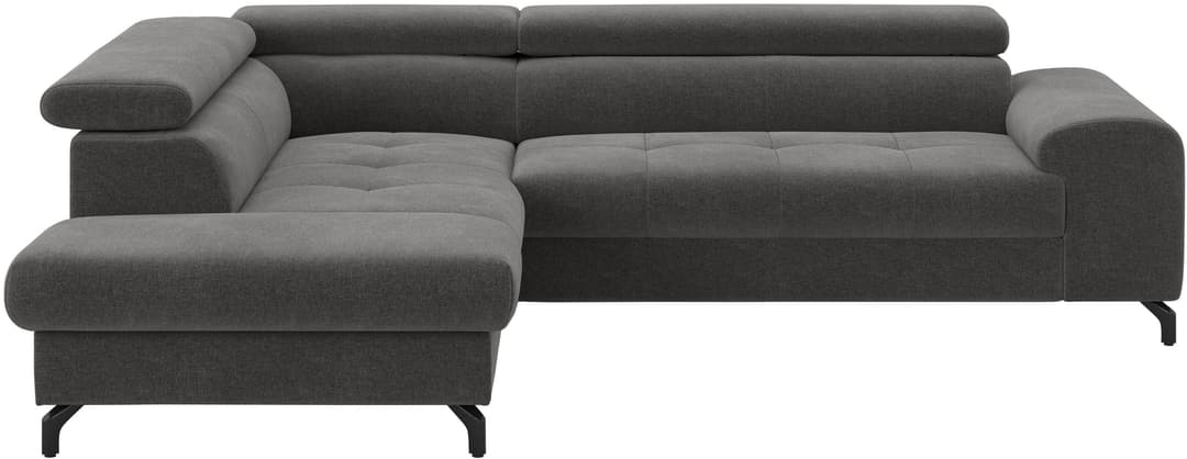 COTTA Ecksofa Aura L-Form | Grau
