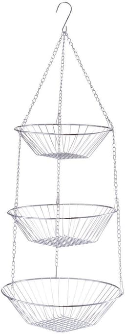 Zeller Present Hängekorb, 3-fach | Silber
