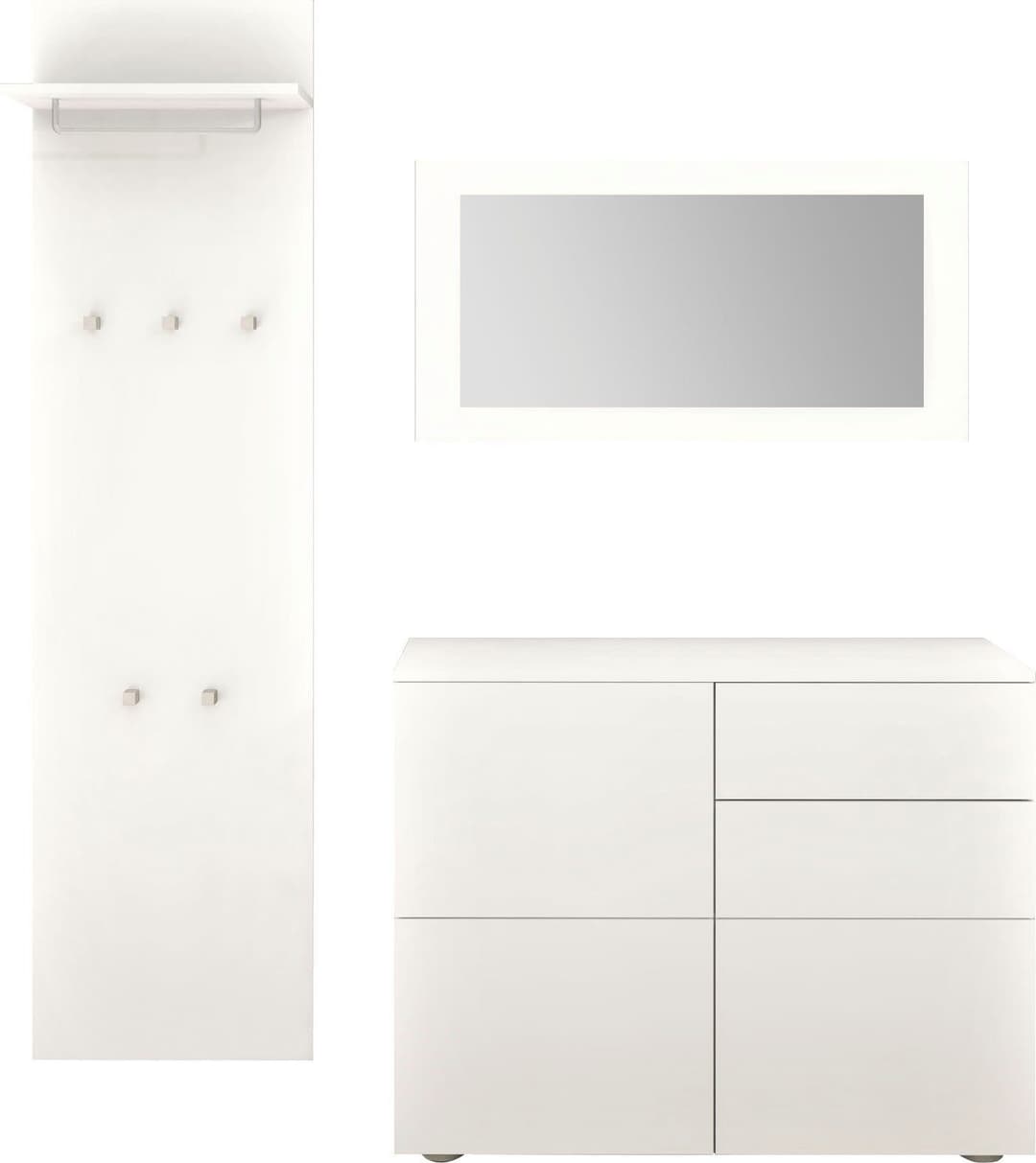 borchardt Möbel Garderoben-Set Rova | Weiß