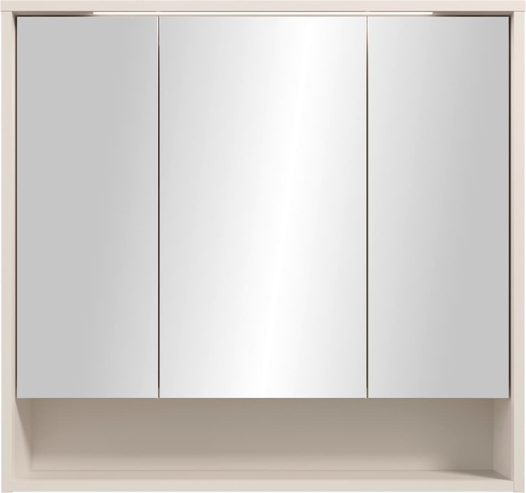 BASIC by Balculina Spiegelschrank Lucera | Weiß