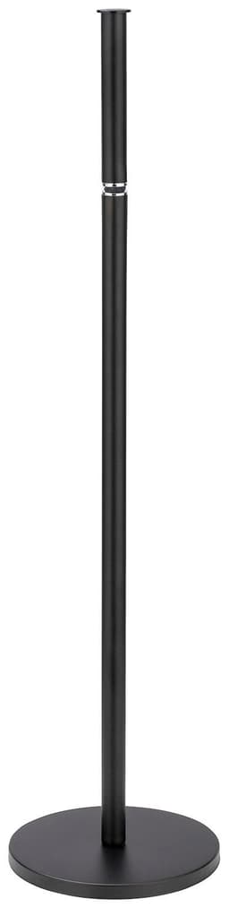 Wenko Toilettenpapierhalter 2 in 1 | Schwarz