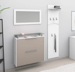 borchardt Möbel Garderoben-Set Rena | Weiß