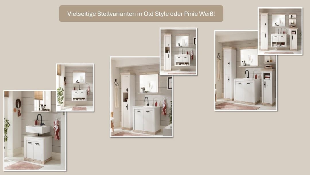 Home affaire Wandregal Florenz | Weiß