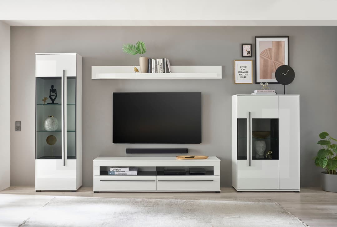 home affaire Lowboard modernes TV-Unterteil | Weiß