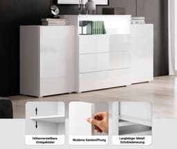 Sideboard URBAN III | Holztöne