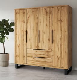 Home affaire Kleiderschrank Bronne | Holztöne