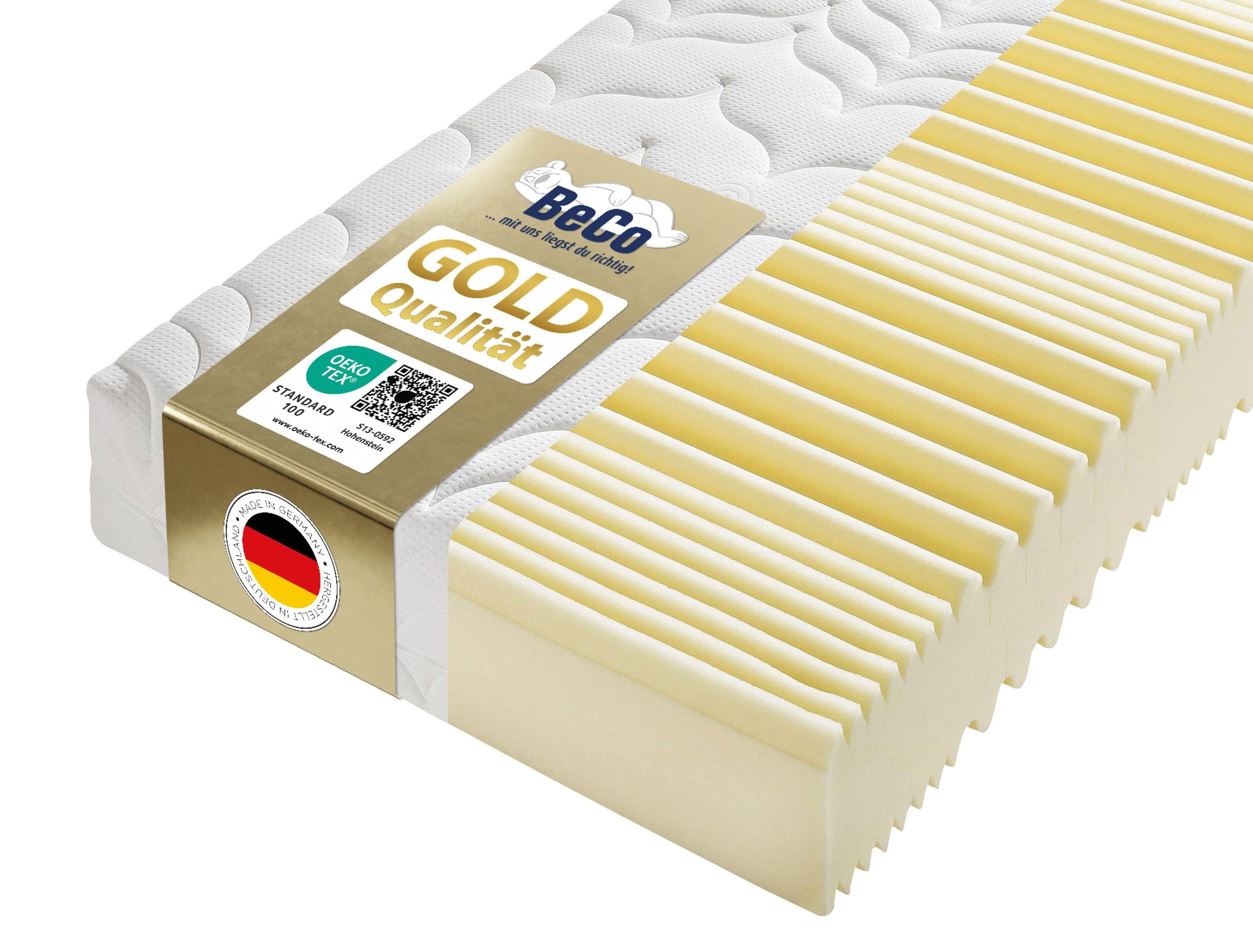 Kaltschaummatratze Luxus-Matratze – GOLD Kaltschaummatratze | Weiß