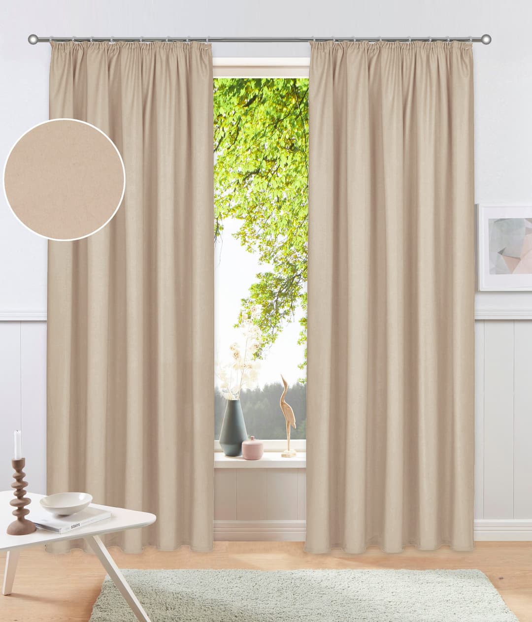 OTTO home Vorhang Raja | Beige