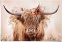 Reinders! Poster Highlander in Blumen | Braun
