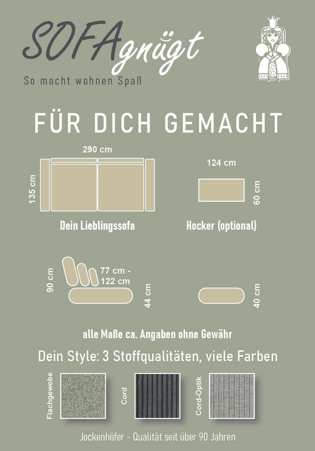 Jockenhöfer Gruppe Big-Sofa Milano XXL | Beige