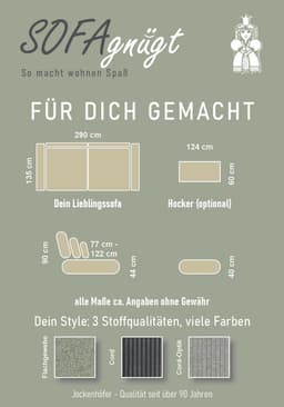 Jockenhöfer Gruppe Big-Sofa Milano XXL | Beige
