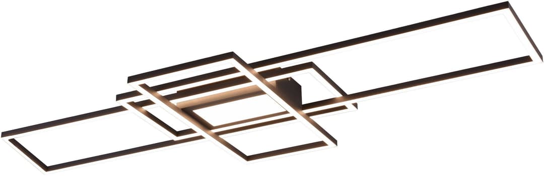 TRIO Leuchten LED Deckenleuchte MILA | Schwarz