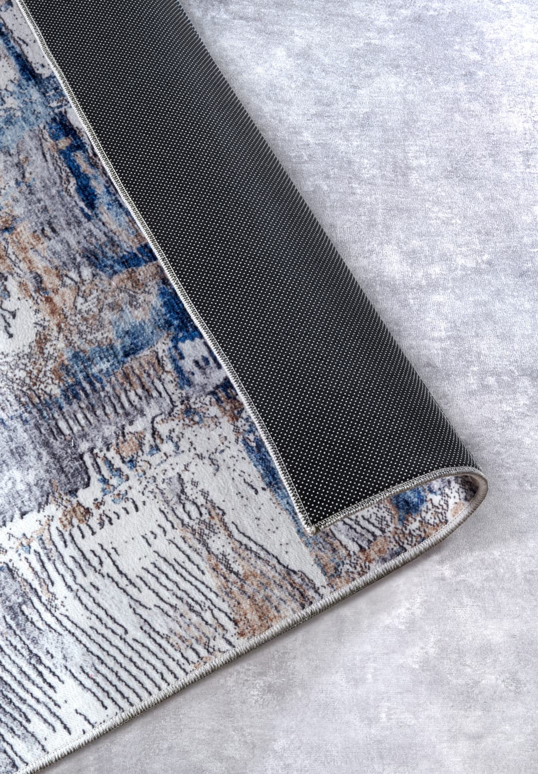 ELLE DECORATION Teppich Malard | Blau