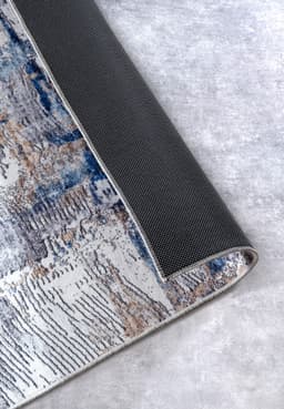 ELLE DECORATION Teppich Malard | Blau