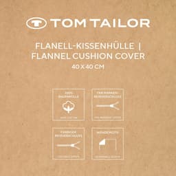 TOM TAILOR HOME Kissenbezüge new bedroom | Braun