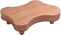 SalesFever Couchtisch Wohnzimmertisch organisch mit | Braun
