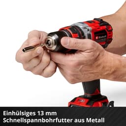 Einhell Akku-Schlagbohrschrauber TP-CD 18/50 Li-i BL Solo | Rot