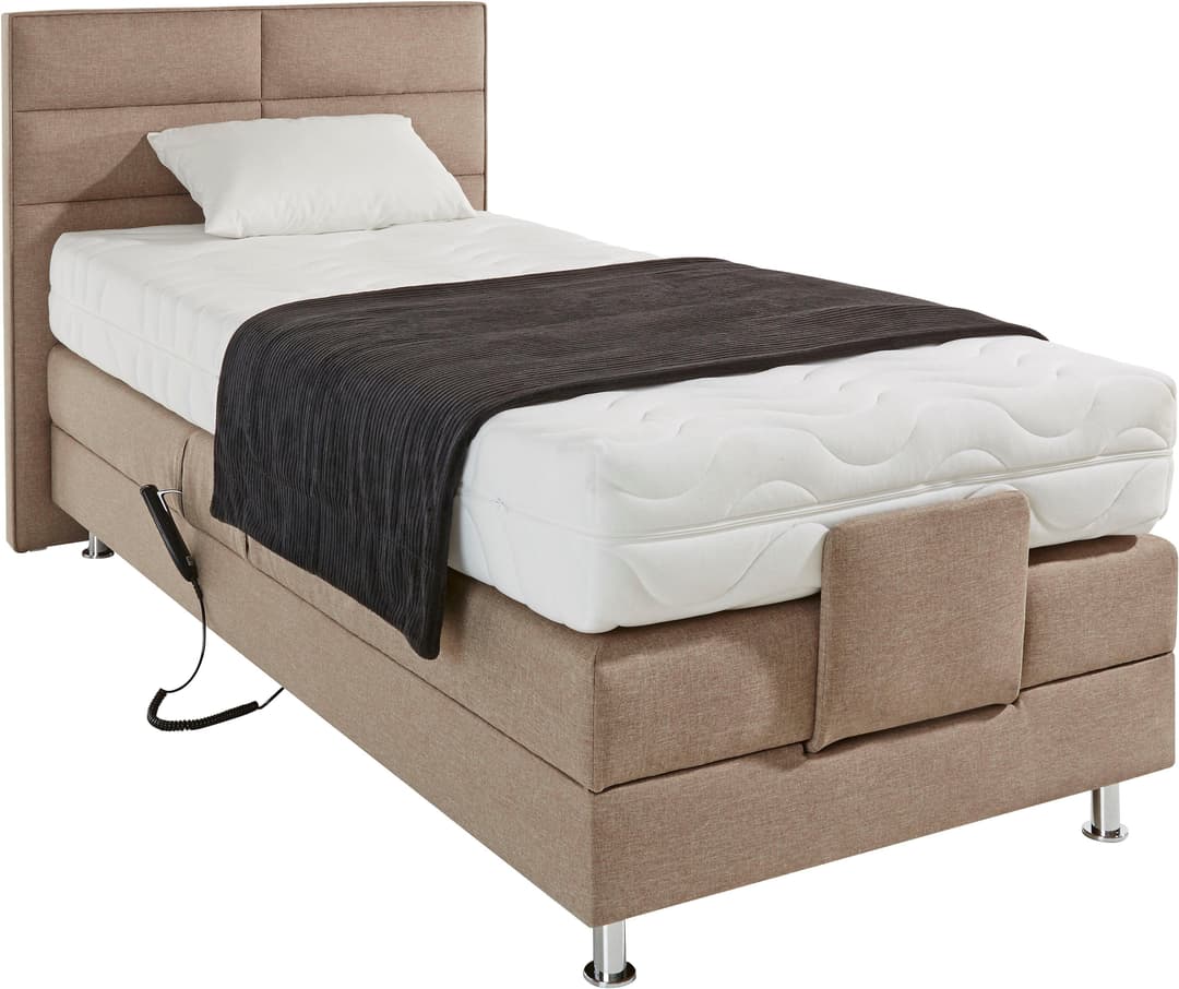 Westfalia Schlafkomfort Boxbett mit Motor | Beige