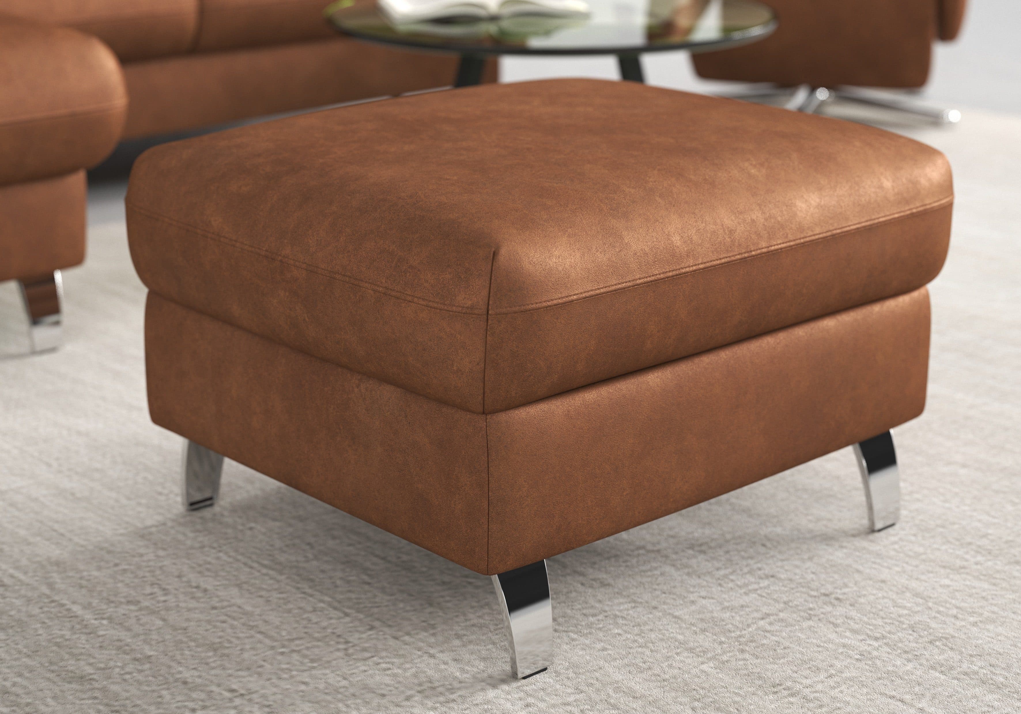 sit&more Stauraumhocker Grenoble | Braun