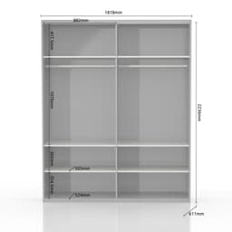 OTTO home Schwebetürenschrank Piano | Weiß