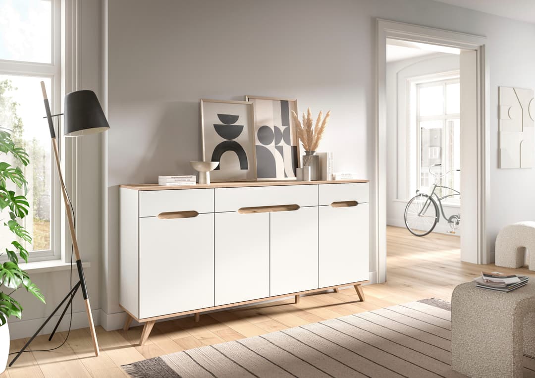 Home affaire Sideboard Alesund | Weiß