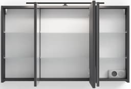 byLIVING Spiegelschrank Serie Spree | Schwarz