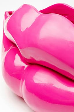 Kare Design Tischvase Vase Lips Pink 28cm | Pink