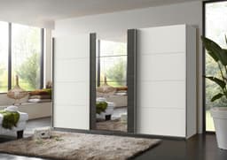 Wimex Schwebetürenschrank Bern | Weiß