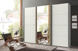Wimex Schwebetürenschrank Bern | Weiß