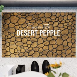 Wecon home Fußmatte Desert Pebble | Braun