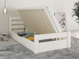 OTTO home Massivholzbett GODJE | Weiß