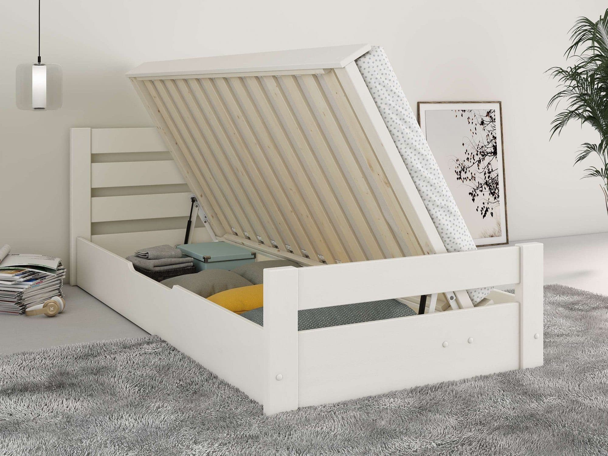 OTTO home Massivholzbett GODJE | Weiß
