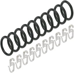 Liedeco Gardinenring Set | Schwarz