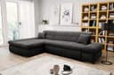 DOMO collection Ecksofa Moric | Grau