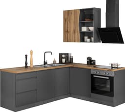 KOCHSTATION KS-Bruneck Winkelküche | Grau