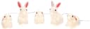 Konstsmide LED-Lichterkette Osterhase | Weiß